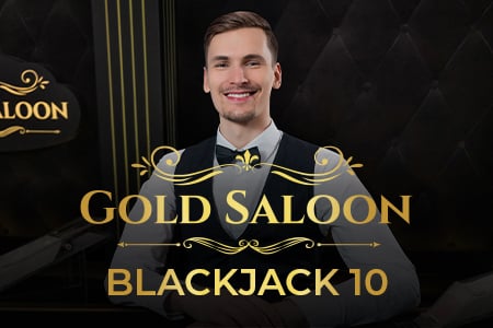 Gold Saloon Blackjack 10